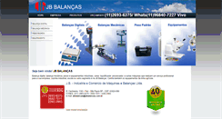 Desktop Screenshot of jbbalancas.com.br