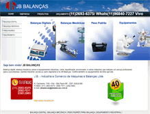Tablet Screenshot of jbbalancas.com.br